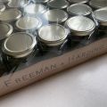 Freeman & Harding 12 oz Hexagonal honey jars